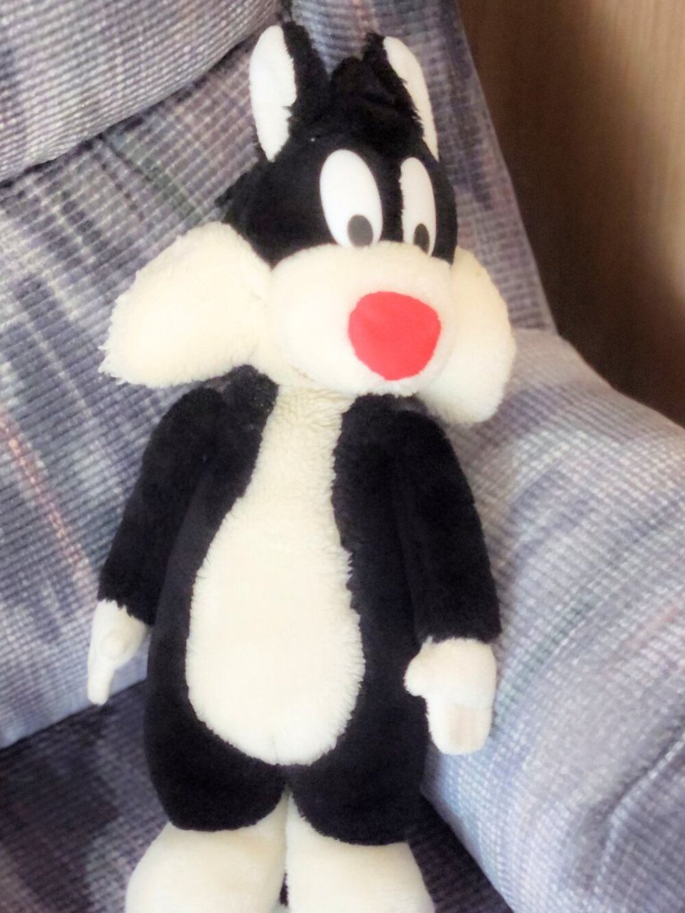 Vintage 1990 Sylvester Looney Tunes Plush Collectible